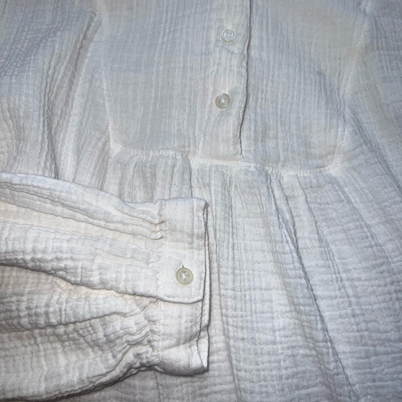 MARKET & SPRUCE Ivan Cotton Gauze Tunic Top Women’s Size S - Picture 4 of 8